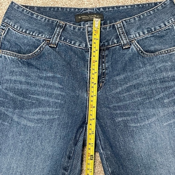 Banana Republic Women Bootcut Jeans Size 6 Medium Wash 100% Cotton Contemporary - Picture 5 of 9